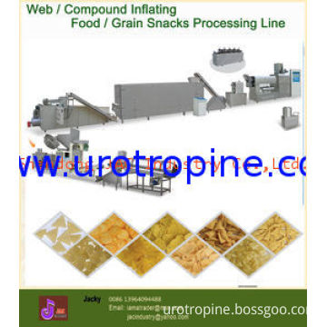 80-120kg/h Inflating Food / Grain Snacks Processing Line For Breakfast Cereals